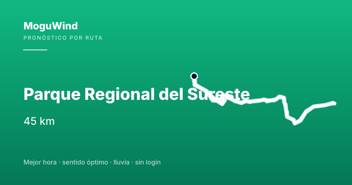 Map of the gravel route: Parque Regional del Sureste