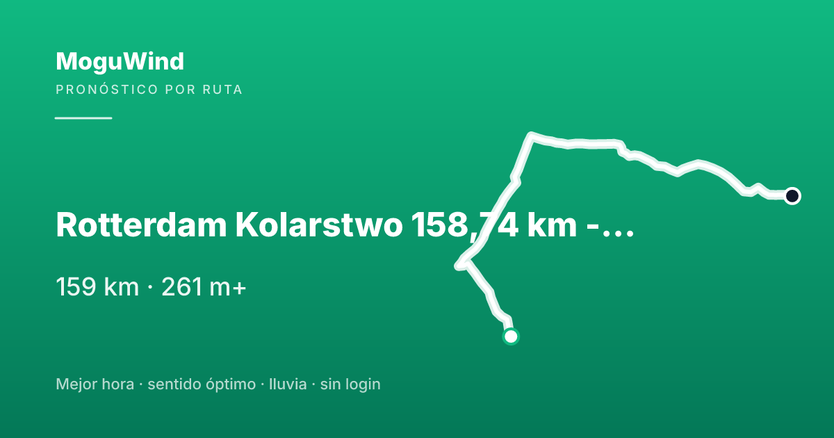 Map of the gravel route: Rotterdam Kolarstwo 158,74 km - wrz 05