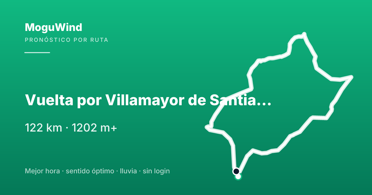 Map of the gravel route: Vuelta por Villamayor de Santiago
