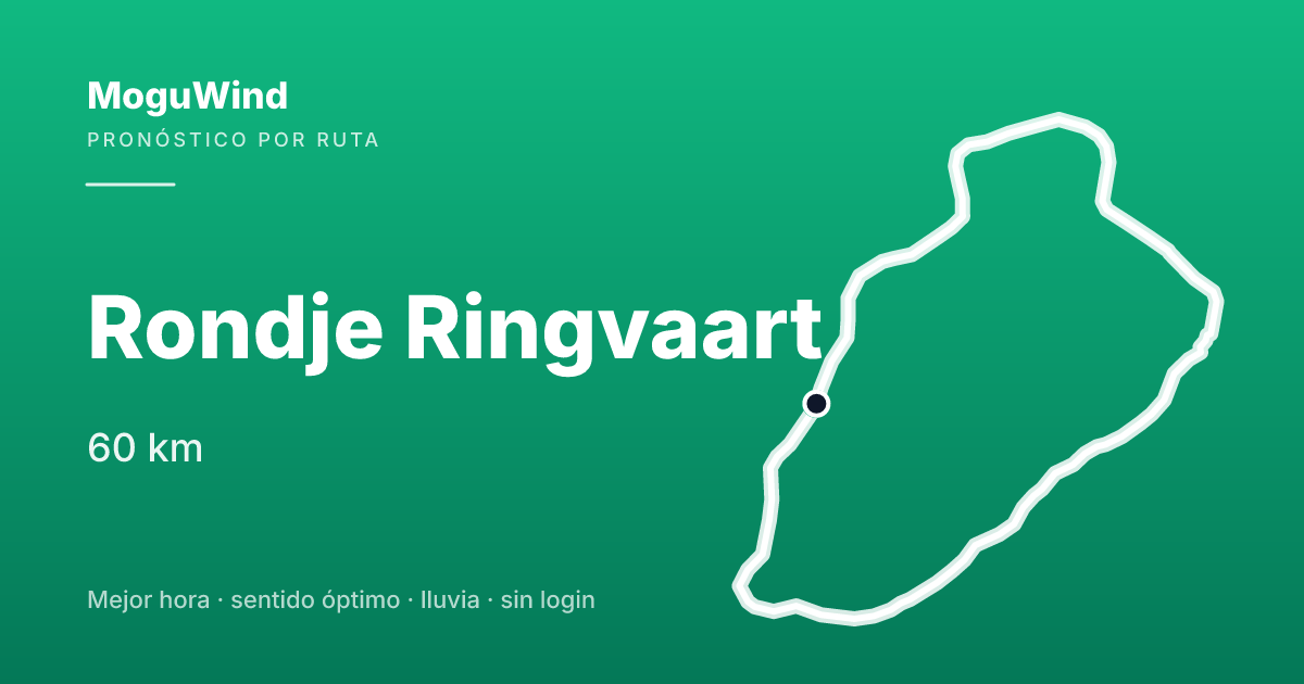 Map of the gravel route: Rondje Ringvaart