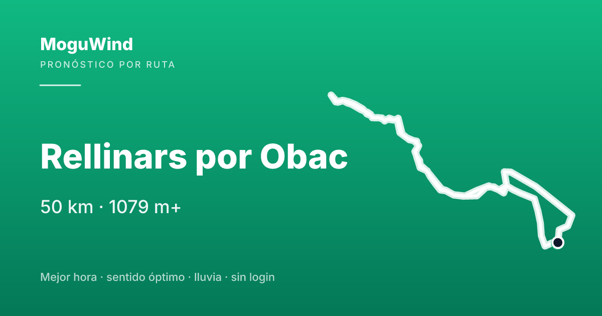 Map of the gravel route: Rellinars por Obac