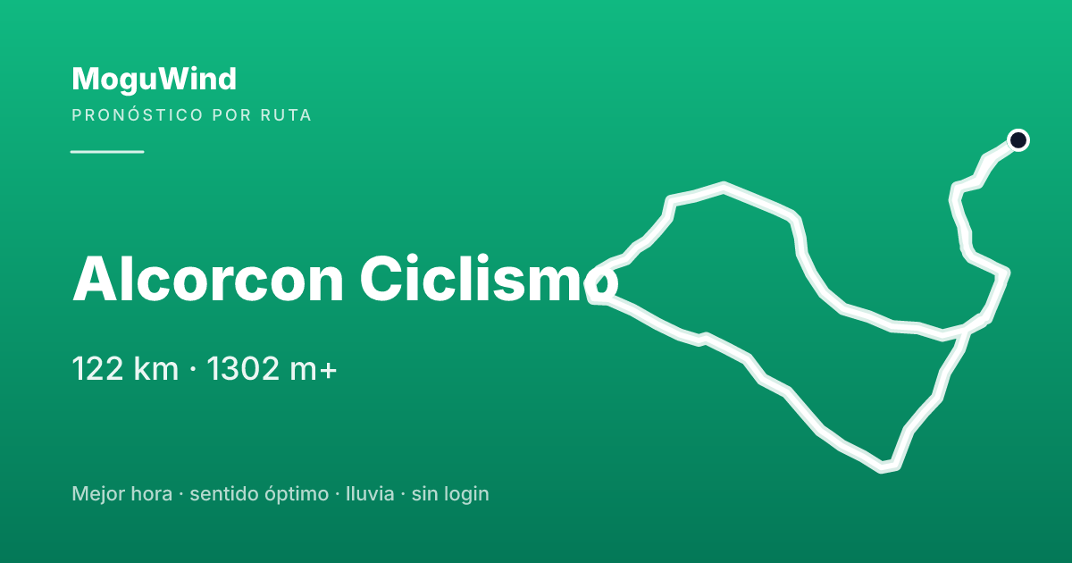 Map of the gravel route: Alcorcon Ciclismo